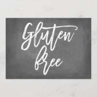 Typographie élégante Impression sans gluten sur ta