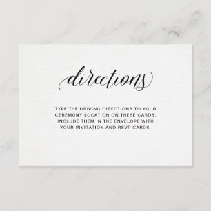 Invitation Typographie élégante sur l'aquarelle Direction pap