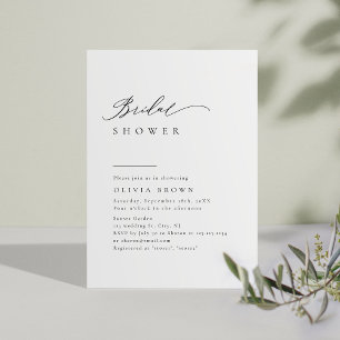Invitation Typographie Simplement Élégante pour une Fête de M