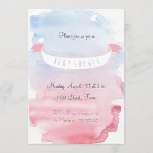 Invitation ultra mignonne pour une baby shower