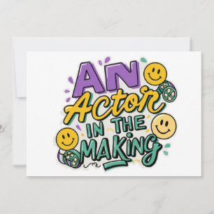 Invitation Un acteur en devenir