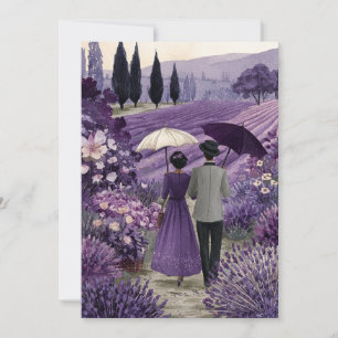Invitation Un Amour Comme La Lavande   Le calme romantique
