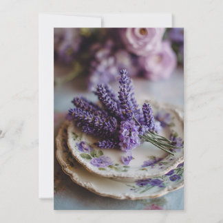 Invitation Un Amour Comme La Lavande | Violet doux
