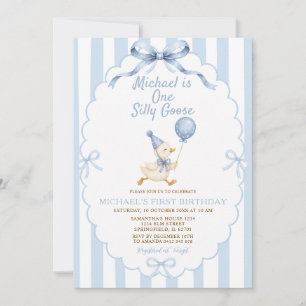 Invitation Un anniversaire de premier an pour un garçon aux r