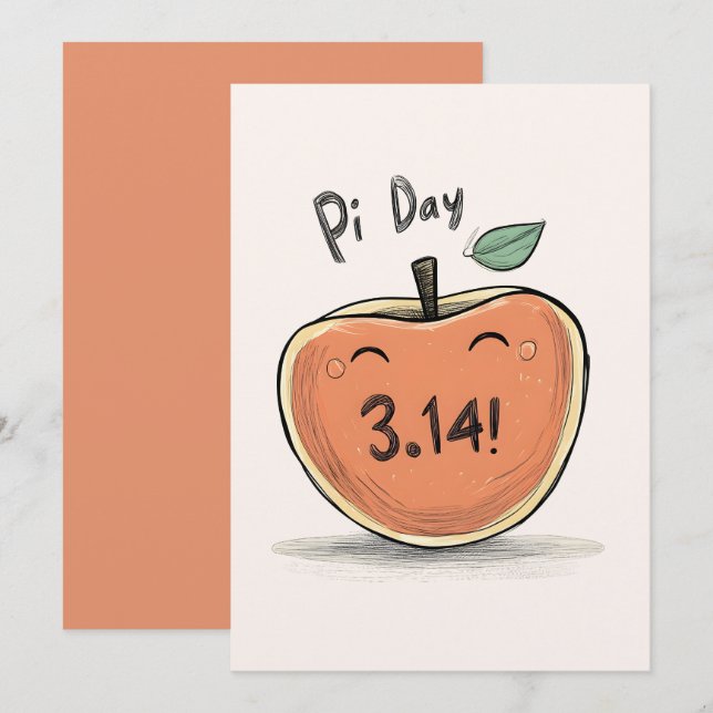 Invitation Un Apple a Day ne résoudra pas pour X - Mème de la (Devant / Derrière)