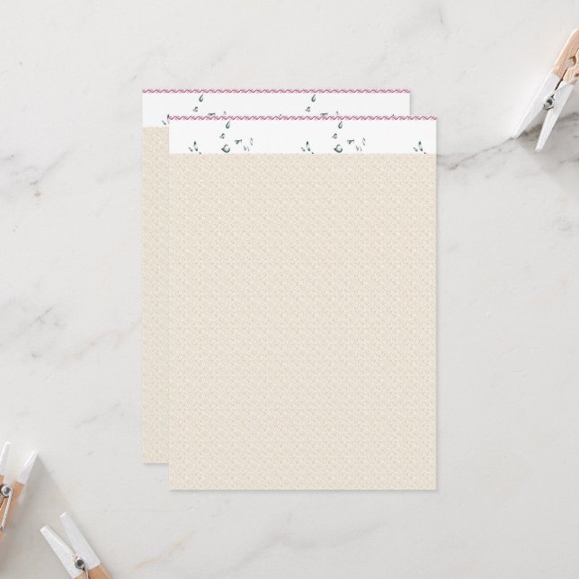 Invitation un arrière - plan blanc avec un motif de petits po (Devant/Arrière en situation)
