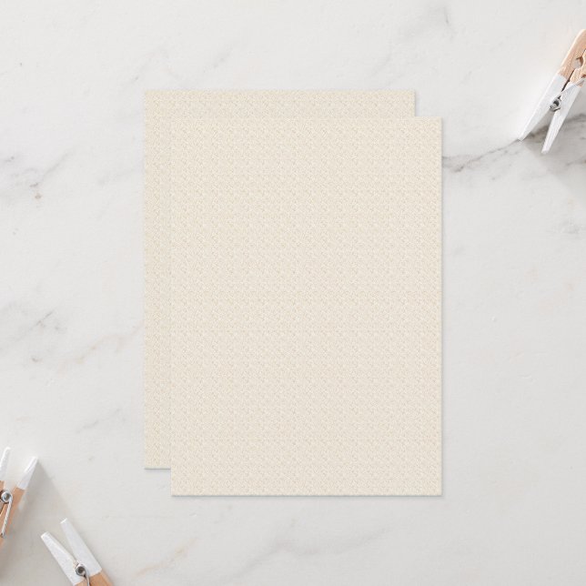 Invitation un arrière - plan blanc avec un motif de petits po (Devant/Arrière en situation)