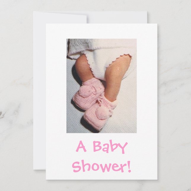 Invitation Un Baby shower (Devant)