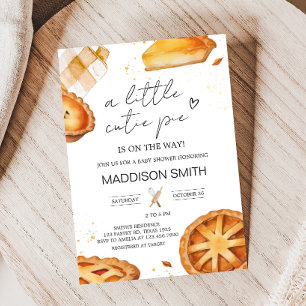 Invitation Un Baby shower À Tarte Un Peu Cutie