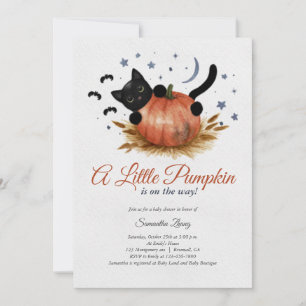 Invitation Un Baby shower Automne Un Peu Citrouille