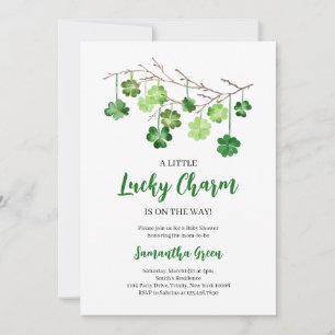 Invitation Un Baby shower De Charme Un Peu Lucky