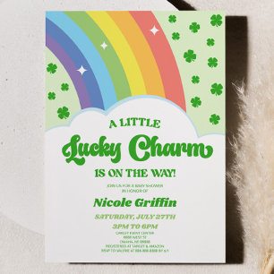 Invitation Un Baby shower de St. Patrick's Day au charme chan