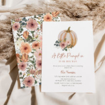 Un Baby shower Floral Un Peu Citrouille