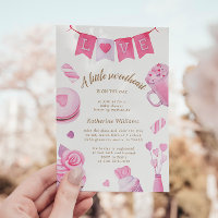 Un Baby shower rose un peu amoureux