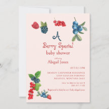 Un Baby shower spécial Blush Berry