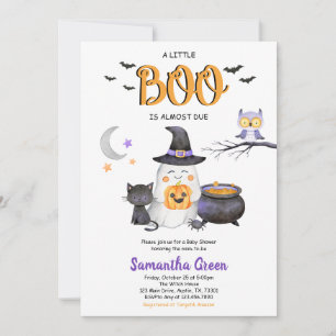 Invitation Un Baby shower Un Petit Boo Neutre Pour Les Sexes