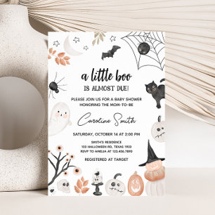 Invitation Un Baby shower Un Petit Boo Neutre Pour Les Sexes