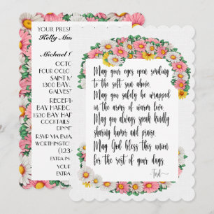 Invitation Un Beau Jour Pour Un Mariage - Voir Retour