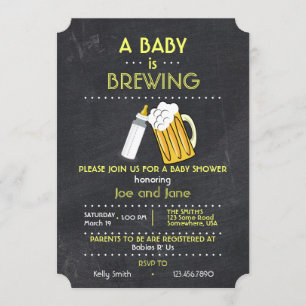 Invitation Un bébé brasse