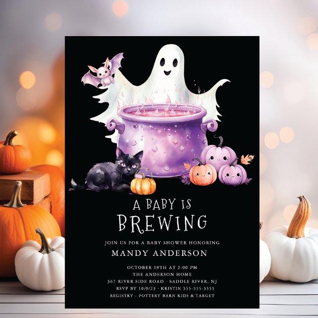 Invitation Un bébé brasse du Baby shower (Créateur téléchargé)