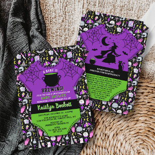 Invitation "Un bébé est en préparation" Baby Shower moderne d