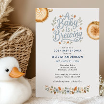 Un bébé prépare un thème de café Baby Shower