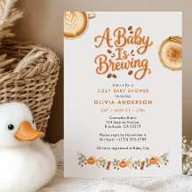 Un bébé prépare un thème de café Baby Shower