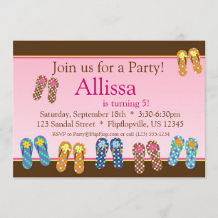Invitation Un bon nombre d'invitation d'anniversaire de