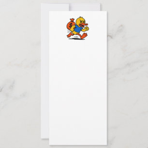 Invitation Un canard voleur de style POP ART