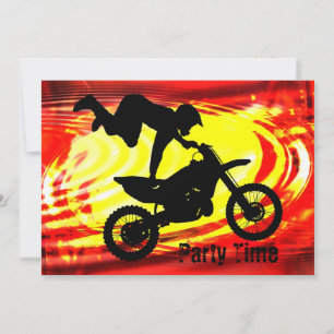 Invitation Un choc explosif de motocross