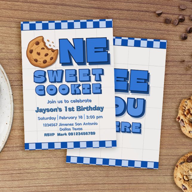Invitation Un Cookie Sucré (Créateur téléchargé)