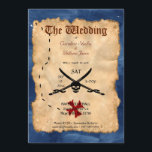 Invitation Un crâne et une épée pirates uniques<br><div class="desc">C'est une faire-part de mariage unique sur le thème des pirates !  Customisez-le à votre journée spéciale !</div>