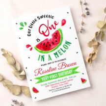 Un dans un melon Premier anniversaire