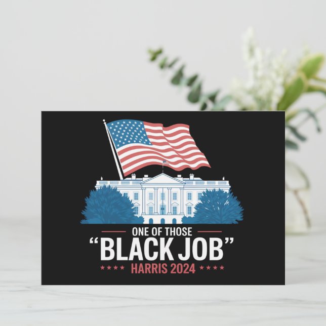 Invitation Un de ces emplois noirs Harris 2024  (Debout devant)