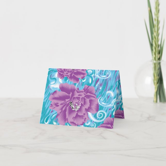 Invitation Un design de textile vibrant mettant en vedette du (Devant)
