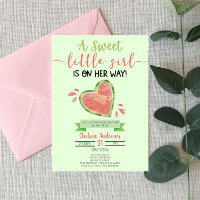 Un doux Baby shower de pastèque pour petite fille