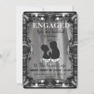 Invitation Un engagement STEAMPUNK