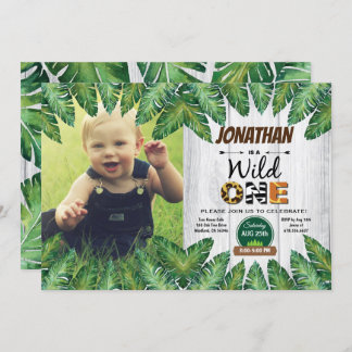 Invitation Un garçon d'invitation à une fête d'anniversaire