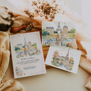 Invitation Un goût de Paris Brunch du Café Français à l'aqu