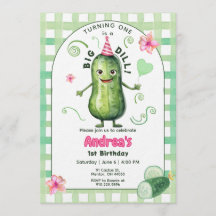 Un Gros Cornichon Premier Anniversaire Rose