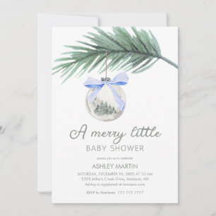 Invitation Un joli petit Baby shower   Baby shower garçon