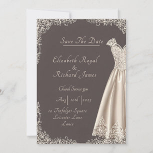 Invitation Un jour pour se souvenir de la robe Mariage