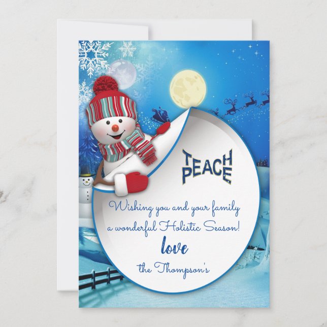 Invitation Un joyeux Noël (Devant)