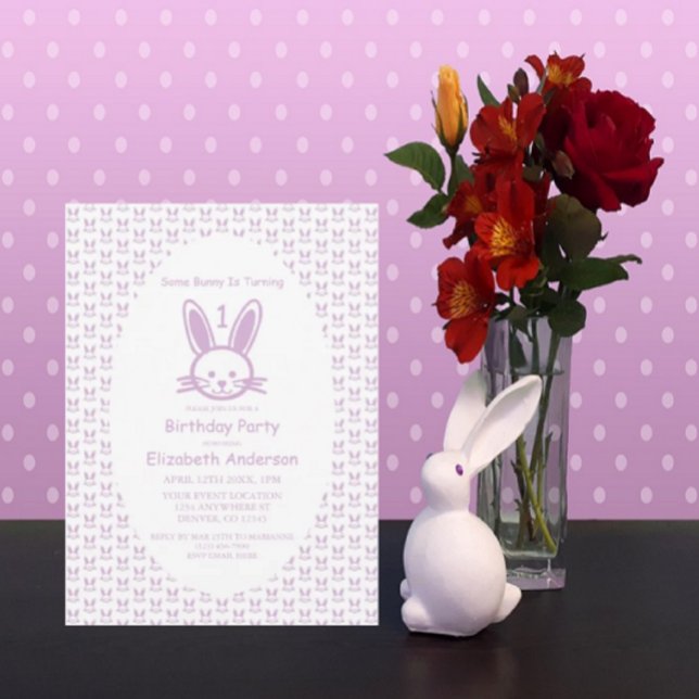 Invitation Un Lapin Est En Train D'En Devenir Un : Premier An (Créateur téléchargé)