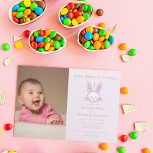 Invitation Un Lapin Est En Train D'En Devenir Un : Premier An