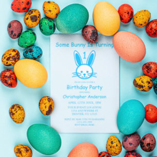 Invitation Un Lapin Fait Son Premier Anniversaire : Premier A