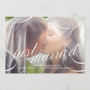 Invitation Un Mariage à la rédaction étonnante - blanc