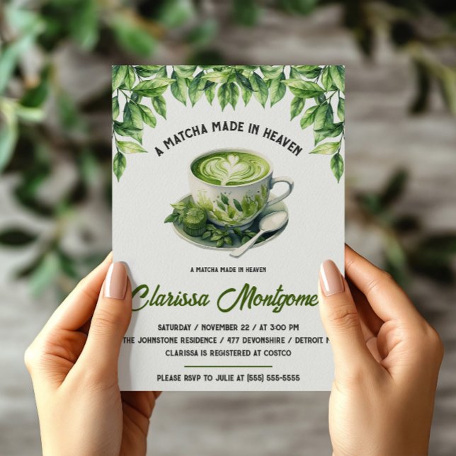 Invitation Un mariage assorti au paradis : Baby Shower de la  (Créateur téléchargé)