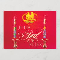 Un mariage chinois aux chandelles rouges Dragon-Ph