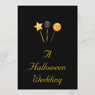Invitation "Un mariage de Halloween" - (sucrerie de